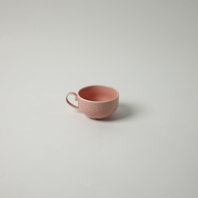 Чашка розовая Camelia, глянцевая, 9.2х12х5.5 см, 200мл, фарфор (JET, арт. HS231973)