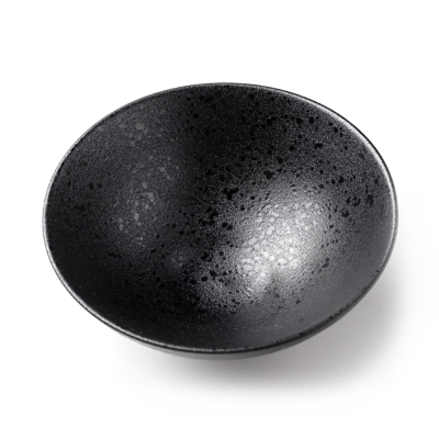 Салатник черный, матовый, 20,5 х 8,5 см, 1200 мл, фарфор (JET, арт. A15404W521)