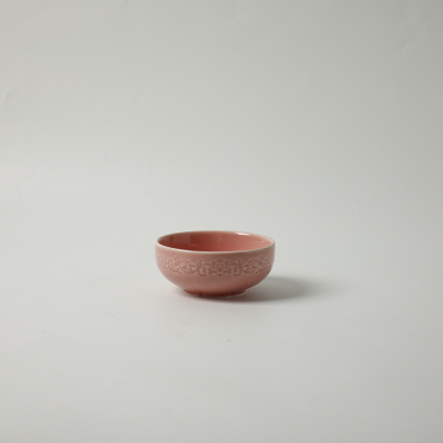 Салатник розовый Camelia, глянцевая, 11.5х5 см, 250мл, фарфор (JET, арт. HS231972)