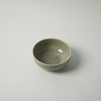 Салатник зеленый Camelia, глянцевая, 16х6.3см, 650мл, фарфор (JET, арт. HS231660)