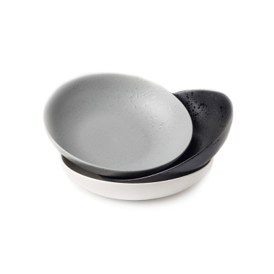 Салатник белый, матовый, 24,5 х 5,4 см, фарфор, 900 мл (JET, арт. A15397W1274)