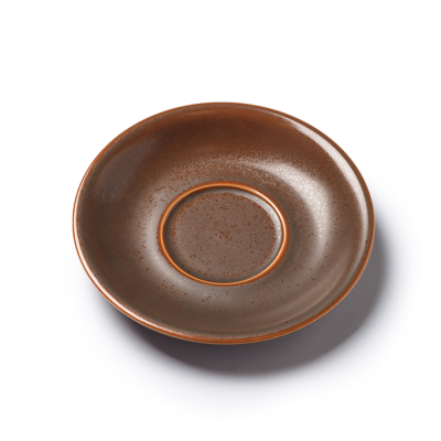 Блюдце коричневое, полуматовое, 16,3 х 2,4 см (JET, арт. H5827-N539)