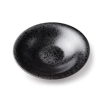 Тарелка черная, матовая, 28 х 5,5 см, фарфор, 1000 мл(JET, арт. A2800W521)