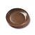 Тарелка коричневая, полуматовая, 19,8 х 2,2 см (JET, арт. H14199-N539)