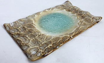 Блюдо для подачи Eclipse, кристаллическая глазурь, 28.5х17.5х1.5, фарфор (JET, арт. HS219491)