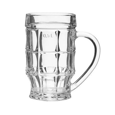 Кружка для пива ОСЗ Пинта, стекло, 500мл, стекло, прозрачный (JET, арт. 1143)