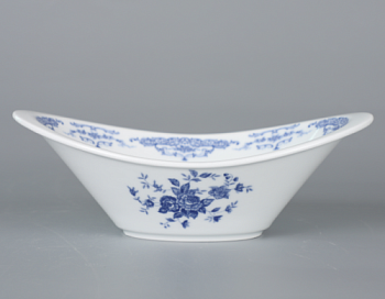 Салатник темно-синий, Retro Rose, глянцевый, 26,1 х 15,9 х 9,3 см, 600 мл, фарфор (JET, арт. C9300232)