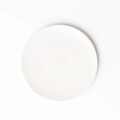 Блюдце белое, глянцевое, 15.5 см, фарфор (JET, арт. H3794)