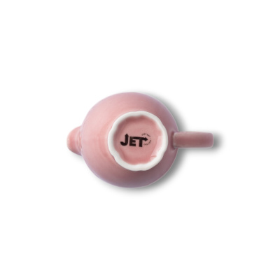Молочник розовый Camelia, глянцевая, 7.5х10х6 см, 100 мл, фарфор (JET, арт. HS236304)