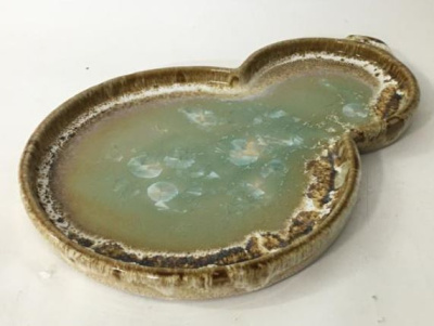 Блюдо для подачи Eclipse, кристаллическая глазурь, 28х18.5х2.5, фарфор (JET, арт. HS219474)