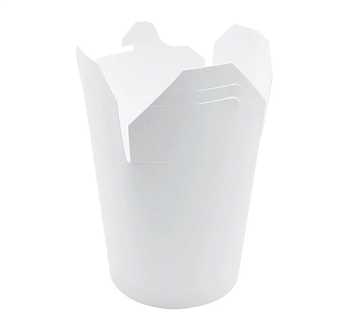 Контейнер ВОК SaaMi, 500мл, 84х68х98мм, Белый, круглое дно (35уп.)(560кор) JET