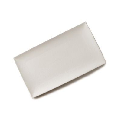 Блюдо прямоугольное белое, матовое, 34,5 х 19,5 х 2,5 см, фарфор (JET, арт. A21527W1274)