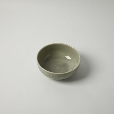 Салатник зеленый Camelia, глянцевая, 16х6.3см, 650мл, фарфор (JET, арт. HS231660)