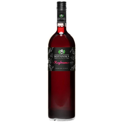 Сироп Клубника / Ботаника, стекло,1л (JET арт. с-с,сир65)