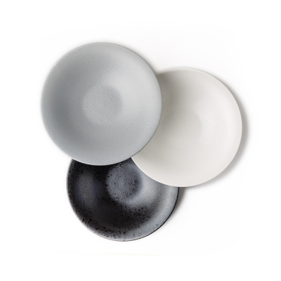 Тарелка черная, матовая, 28 х 5,5 см, фарфор, 1000 мл(JET, арт. A2800W521)