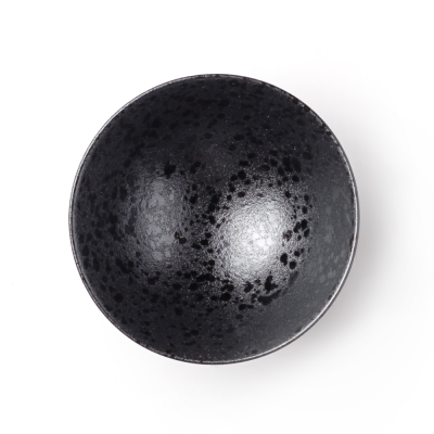 Салатник черный, матовый, 15,3 х 6,8 см, 500 мл, фарфор (JET, арт. A15402W521)