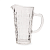Кувшин "Плетёнка" прозрачный, 1200 мл, стекло (JET, арт. ORT289-2)