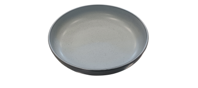 Тарелка серая, матовая, 25,5 х 3 см (JET, арт. H12416-N258)