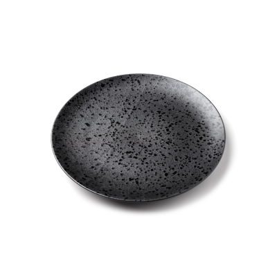 Тарелка черная, матовая, 22,5 х 2,5 см, фарфор (JET, арт. A0018W521)