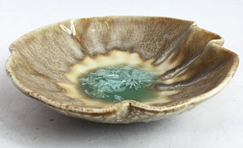 Салатник Eclipse, кристаллическая глазурь, 20.5х20.5х5, фарфор (JET, арт. HS219505)