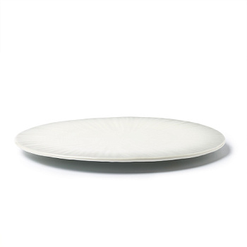 Тарелка серо-зеленая, глянцевая, 28.3 х 1.8 см, фарфор (JET, арт. H13696-SH52))