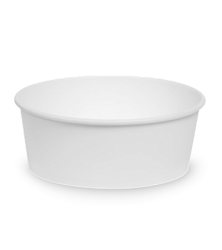 Контейнер круглый OSQ ROUND BOWL 1300(W), 160/185x70, Белый (35/уп.)(210/кор.)JET