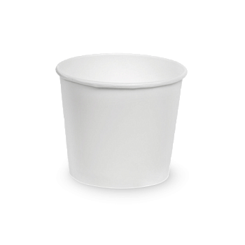 Контейнер круглый OSQ Round Bowl 400 (W), 77/100x85, Белый (30уп)(450кор) JET