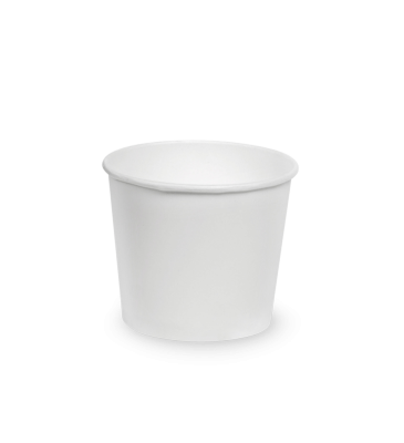 Контейнер круглый OSQ Round Bowl 500 (W), 76/100×95, Белый (30/уп.) (600/кор.) JET