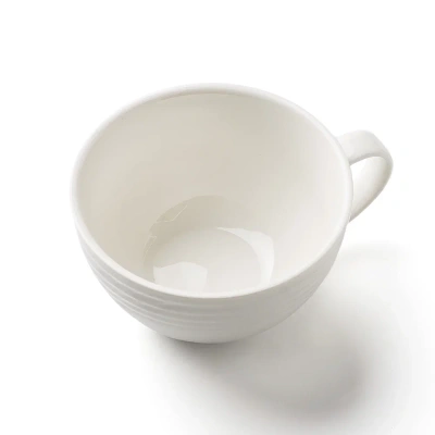 Чашка белая, глянцевая, 320 мл, фарфор (JET, арт. H5086)