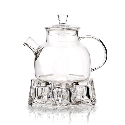 Подставка для подогрева чайника прозрачная, стекло (JET, арт. ORT60311) Подставка для подогрева чайника прозрачная, стекло (JET, арт. ORT60311)