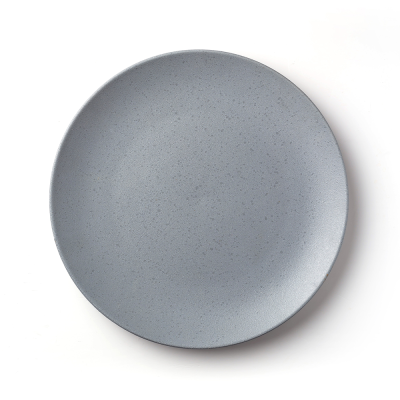 Тарелка серая, матовая, 33 х 3,5 см, фарфор (JET, арт. A0021W1101)