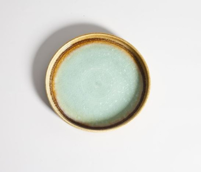 Тарелка с бортом Eclipse, кристаллическая глазурь, 25х25х3.5, фарфор (JET, арт. HS226282)