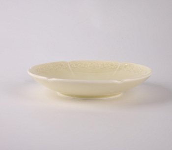 Тарелка глубокая молочная Camelia, глянцевая, 23.5х4.5 см, фарфор (JET, арт. HS237020)