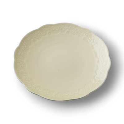 Тарелка молочная Camelia, глянцевая, 28.5х3 см, фарфор (JET, арт. HS237023)