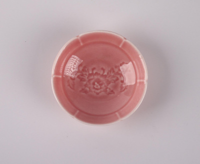 Тарелка глубокая розовая Camelia, глянцевая, 20х3.8 см, фарфор (JET, арт. HS236291)