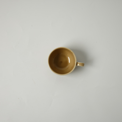 Чашка коричневая Camelia, глянцевая, 9.2х12х5.5 см, 200мл, фарфор (JET, арт. HS231966)