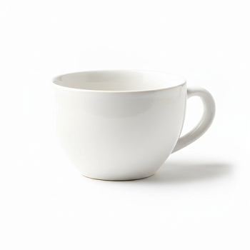 Чашка белая, глянцевая, 260 мл, фарфор (JET, арт. H4047)