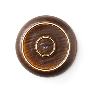 Тарелка полуглубокая бронзовая, 24,5 х 3,8 см, фарфор, 800 мл (JET, арт. A23813W985)