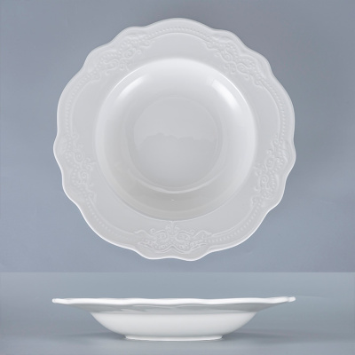 Тарелка глубокая белая, Elsa, глянцевая, 29 х 5,5 см, фарфор (JET, арт. C3600133)