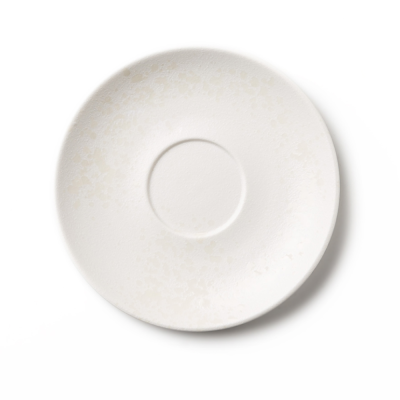 Блюдце белое, матовое, 16,4 см, фарфор (JET, арт. H4048-SH12-2)
