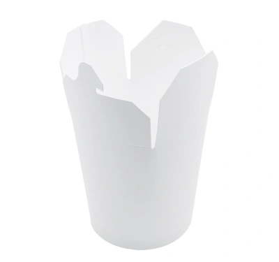 Контейнер ВОК SaaMi, 500мл, 84х68х98мм, Белый, круглое дно (35уп.)(560кор) JET