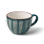 Чашка зелёная, глянцевая, 220 мл, фарфор (JET, арт. H11835-N361)