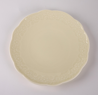 Тарелка молочная Camelia, глянцевая, 22х2.8 см, фарфор (JET, арт. HS237022)