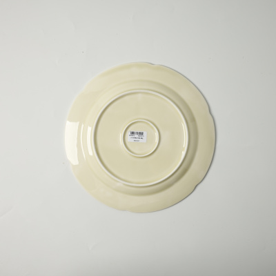 Тарелка плоская молочная Camelia, глянцевая, 26х2.2 см, фарфор (JET, арт. HS231975)