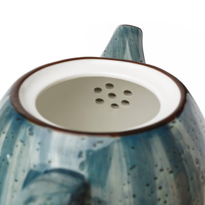 Чайник зелёный, глянцевый, 800 мл, фарфор (JET, арт. H13170-N361)