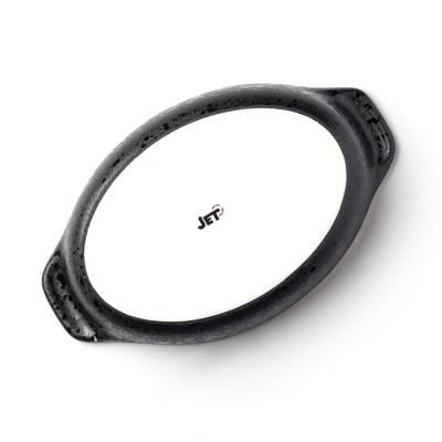 Форма для запекания с ушками черная, матовая, 25 х 15,3 х 4,6 см, фарфор, 600 мл (JET, арт. A26359W521)