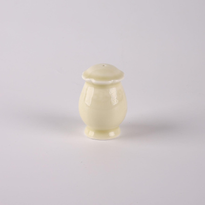 Солонка/перечница (1 отверстие) молочная Camelia, глянцевая, 4х6.5 см, фарфор (JET, арт. HS236310)