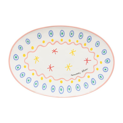 Блюдо овальное COSTA NOVA SUMMER BLISS Sun, 45x31,1x4,1; GOA451-SUM(GOA451-05924J)