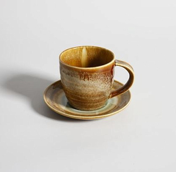 Блюдце Eclipse, кристаллическая глазурь, 14х14х2, фарфор (JET, арт. HS226291)