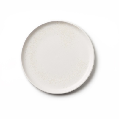 Тарелка белая, матовая, 25,7 х 2,7 см, фарфор (JET, арт. H11363-SH12-2)